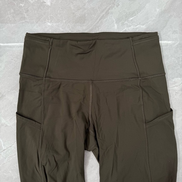 Women’s Lululemon Fast & Free Crop II Nulux 19" Leggings With Pockets Size 6 - Picture 6 of 16